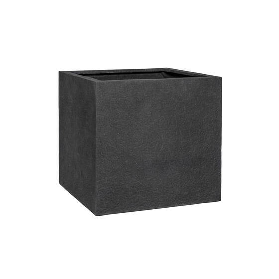 Pottery Pots plantenbak Block L Midnight Black (lxbxh) 50x50x50 cm. ~