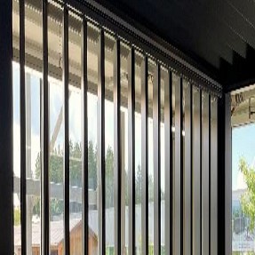 Lamellenzijwand donkergrijs Pergola