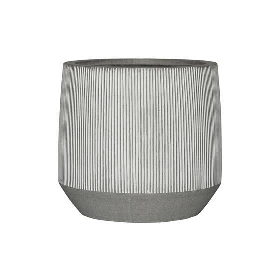 Pottery Pots plantenbak Harith S White stripe Ø31.5x28 cm. ~