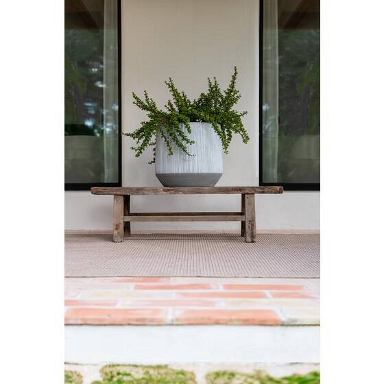 Pottery Pots plantenbak Harith S White stripe Ø31.5x28 cm. ~