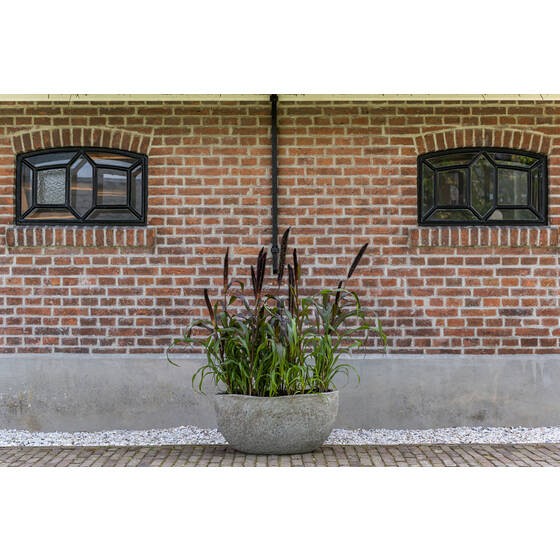 Pottery Pots plantenbak Mt. Hunter L Diorite Grey (lxbxh) 80x47x40 cm. ~