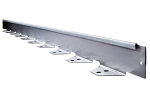 Inox borders 4,75 mtr set 5 st a 95 cm. 6 cm. H OP=OP