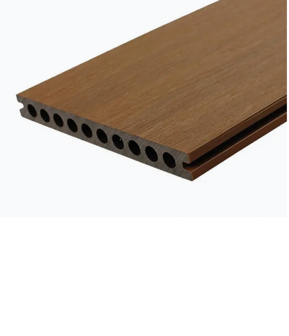 WPC 22,5x210 mm. L=400 cm. Fiberdeck Premium RHK Teak ~