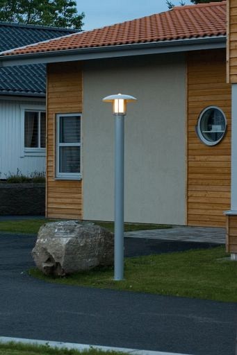 Konstsmide Heimdal 402-312 Padarmatuur zilvergrijs max 60 watt E27~