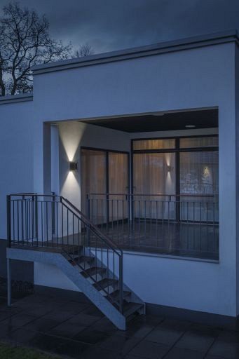 Vale PowerLED 230V wandarmatuur flush twinlight 20cm, 2x 5W ~