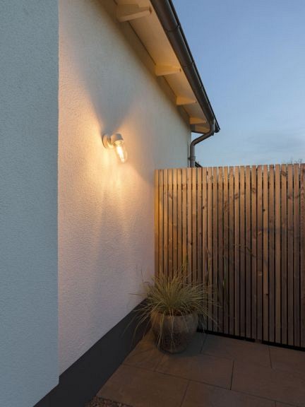 Vega 230V E27 wandarmatuur neerwaarts 24.5cm, max 60W ~