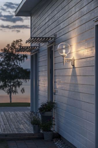 Orion 230V wandarmatuur opwaarts 44cm, E27 max 60W ~