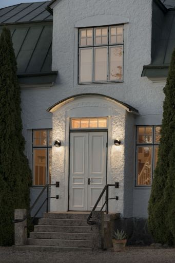 Hild 230V wandarmatuur flush twinlight 20cm, GU10, max 2x 7W ~