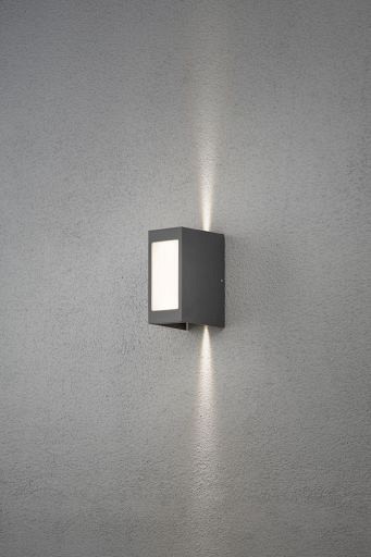 Cremona PowerLED 230V wandarmatuur flush 17cm twin, 3x 3W ~