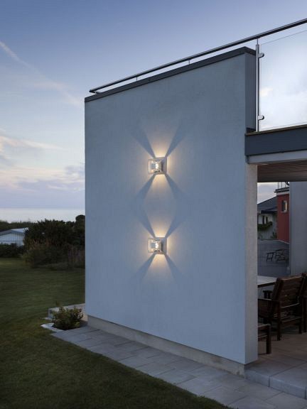 Pescara PowerLED wandarmatuur flush square 19.5cm, 1x 3W ~