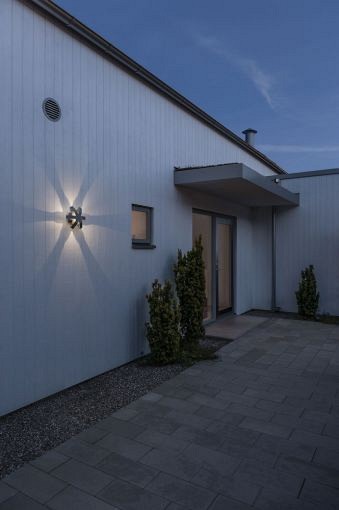 Pescara PowerLED 230V wandarmatuur flush 25cm, 1x 3W ~