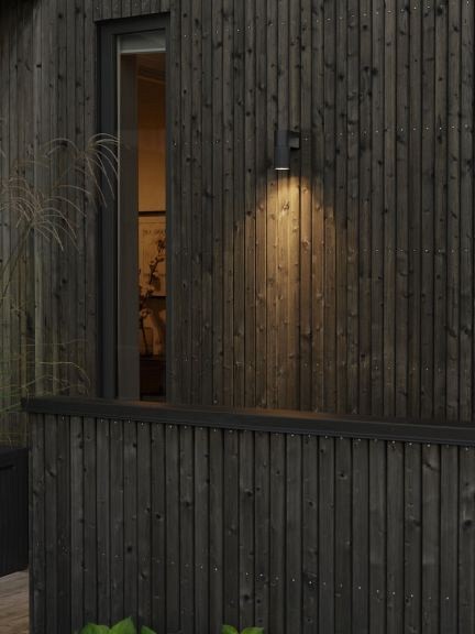 Temi 230V wandarmatuur downspot raster 15cm, GU10, max 7W ~