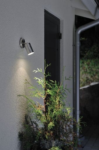 Modena 230V wandarmatuur downspot zwenkbaar 320° x 90° 15cm, GU10, max 7W ~