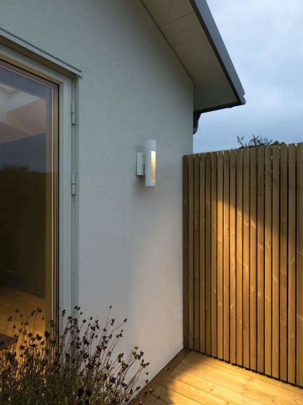 Udine PowerLED 230V wandarmatuur tube, 33cm, 2x6W ~