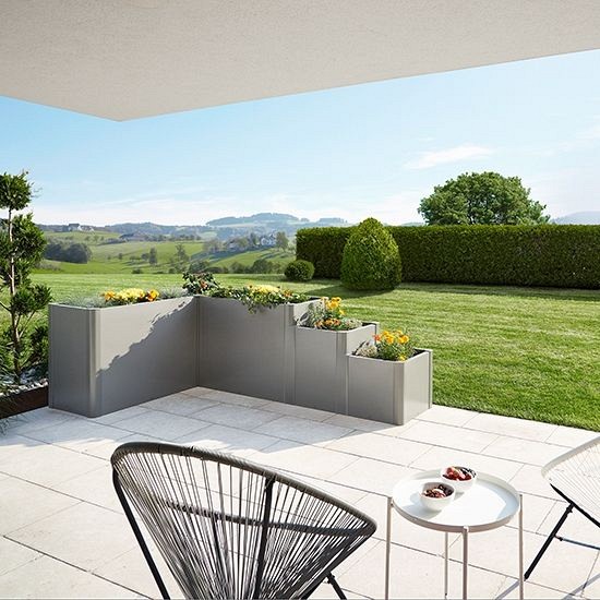 Alu-T-Profiel MAXI DaVinci zilver metallic ~