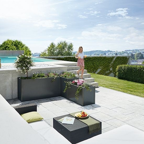 Alu hoekprofiel MINI DaVinci donkergrijs metallic ~