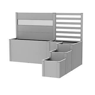 Alu hoekprofiel MAXI DaVinci zilver metallic ~