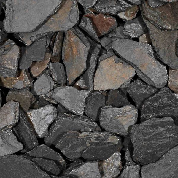 Black slate premium 30-90 mm (20 kg zak) ~