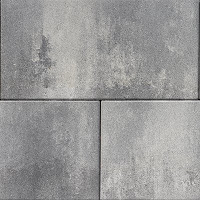 Betontegel donkergrijs gemeleerd 60x30x6 cm. ~