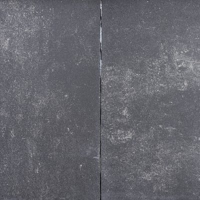 Betontegel zwart-grijs 60x60x4 cm. ~