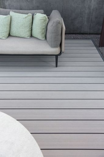 Dual Straight holle plank fijn-grof geribbeld 400x16,2x2,8 cm Wenge Brown ~