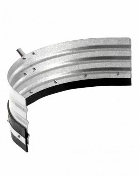 Stalschuiver gebogen zwaar 75 cm ~