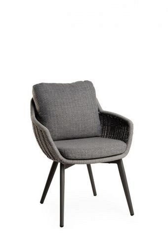 Hugo Dining Chair Charcoal ~