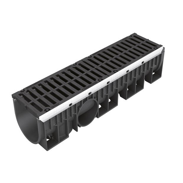 Kenadrain HD200 H=237 gietijzer sleufrooster kl.E ~