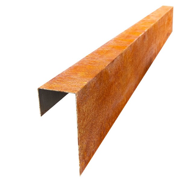 Multi-Edge Profile corten 149x6x15 cm. 1,5 mm. dikte ~