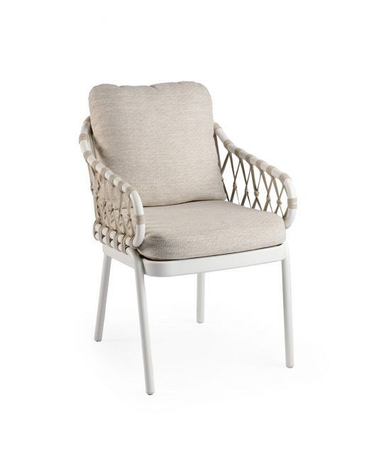 Natal Dining Chair Creme White 61x70x84 cm. ~