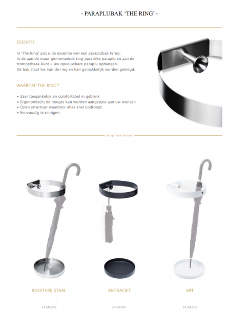 Rizz Umbrella The Ring White ~