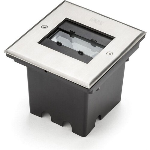 Grondinbouwspot PowerLED 230V, square, lbh 13.5x14.5x11.5cm, 1x 5W ~