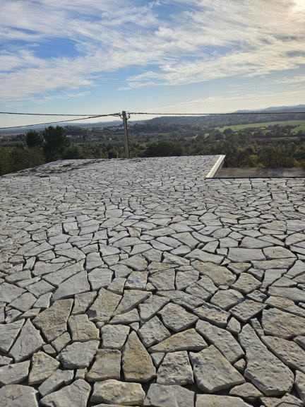 Ploca antico Geel/Zandkleur flagstones/gevelbekleding 2-3 cm. ~