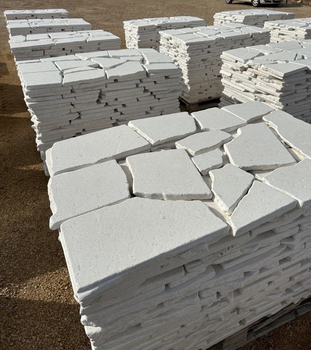 Lahor White flagstones 2-3 cm. ~