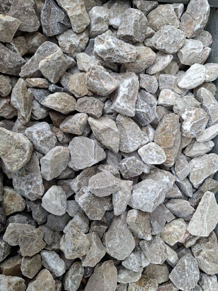 Franse Dolomiet (taupe genuanceerd) 14-20 mm. - 0,5 m³ BigBag á 750 kg. ~