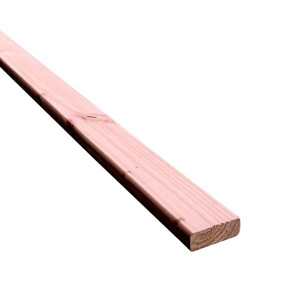 Douglas rhombuslat geschaafd 2x6,5x400 cm. onbehandeld ~