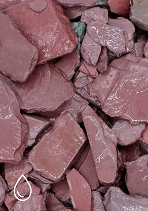 Canadian Slate Aubergine 30-60 mm. zak à 25 kg. ~