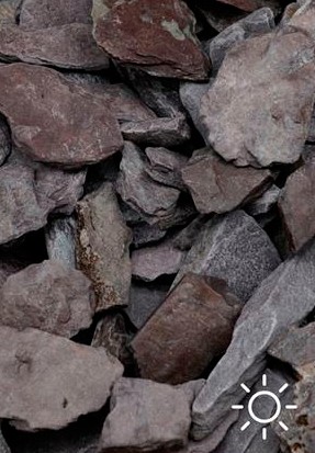 Canadian Slate Aubergine 30/60 - 25 kg ~