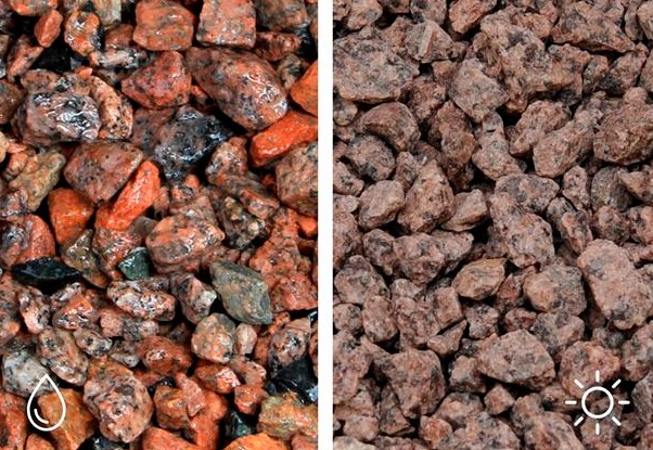 Granito Rouge 16/32 Splitt - 25 kg ~