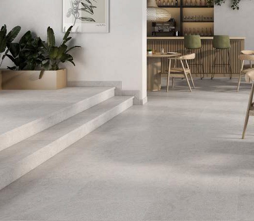 Zwembadrand recht Cronos Blanco 120x31,5x1,4 cm. Antislip ~