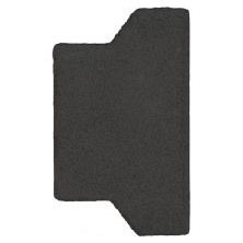 S-Top H-profiel halve klinker antraciet 10x16,5/11,5x8 cm. ~
