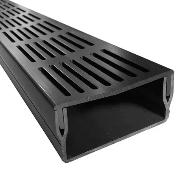 U-Drain afvoergoot WaterWijs 5-10/100 cm zwart ~