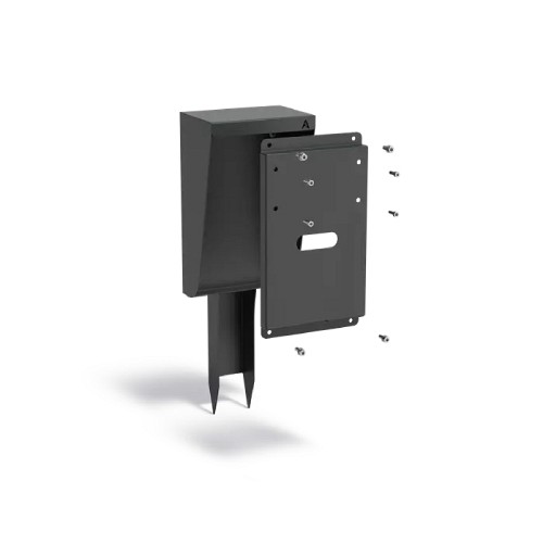 Connection post Aluminium 198x173x677 mm.