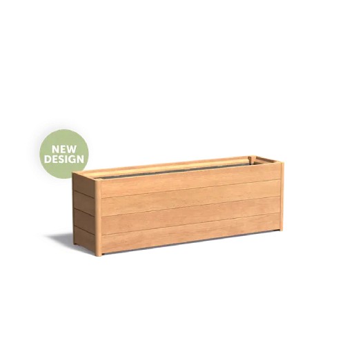 Naaldhout bloembak (LxBxH) 150x40x50.5 cm. (2,1 cm.) ~