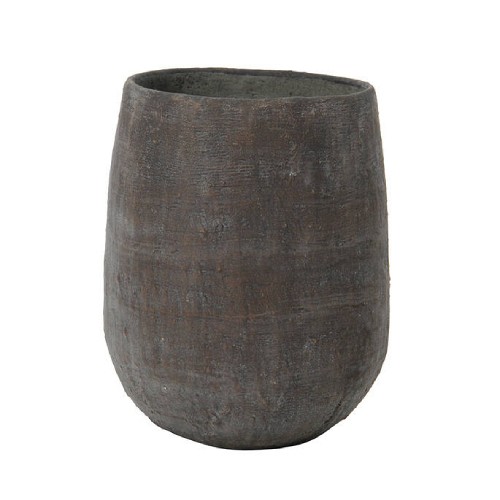 Pottery Pots plantenbak Aro XL Wabi Chocolate (øxh) 50x60 cm. ~