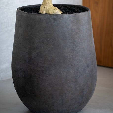 Pottery Pots plantenbak Aro XL Wabi Chocolate (øxh) 50x60 cm. ~