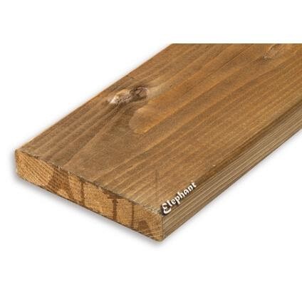 Almendrillo FSC decking 21x145x2450mm groef/semi-ribbel bc > ~