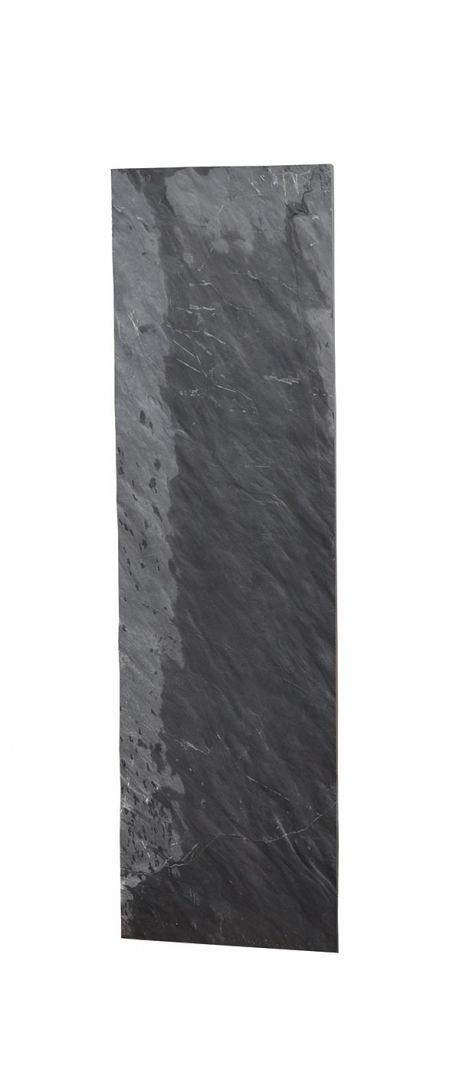 Decoplaat Black Slate 220x50x4-6 cm. (uitlopend 2026) OP=OP ~