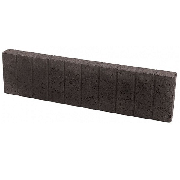 Quadroband palissade zwart 100x25x8 cm. ~