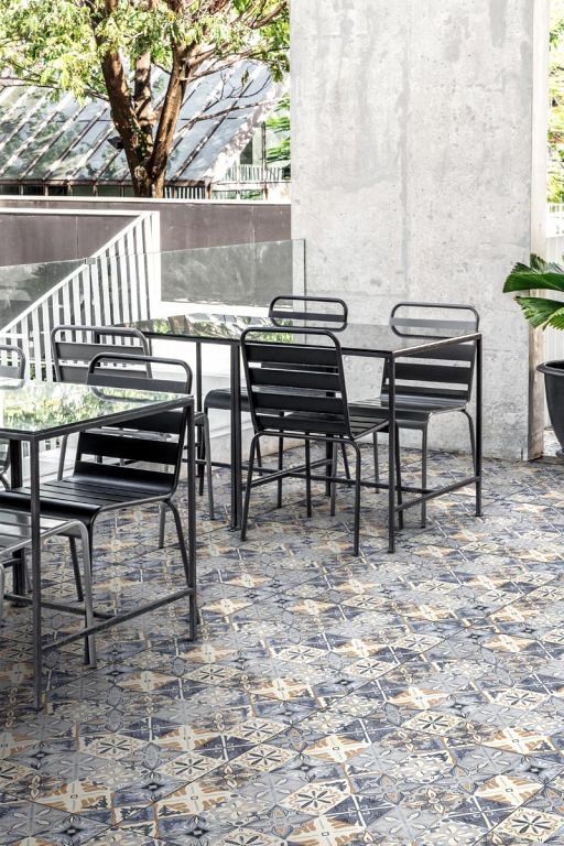 Keramische tegel Geoceramica® Duedecora Multicolor 60x60x4 cm. ~